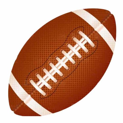 Kingston PVC Brown Rugby Ball, 140gms, Size: 5